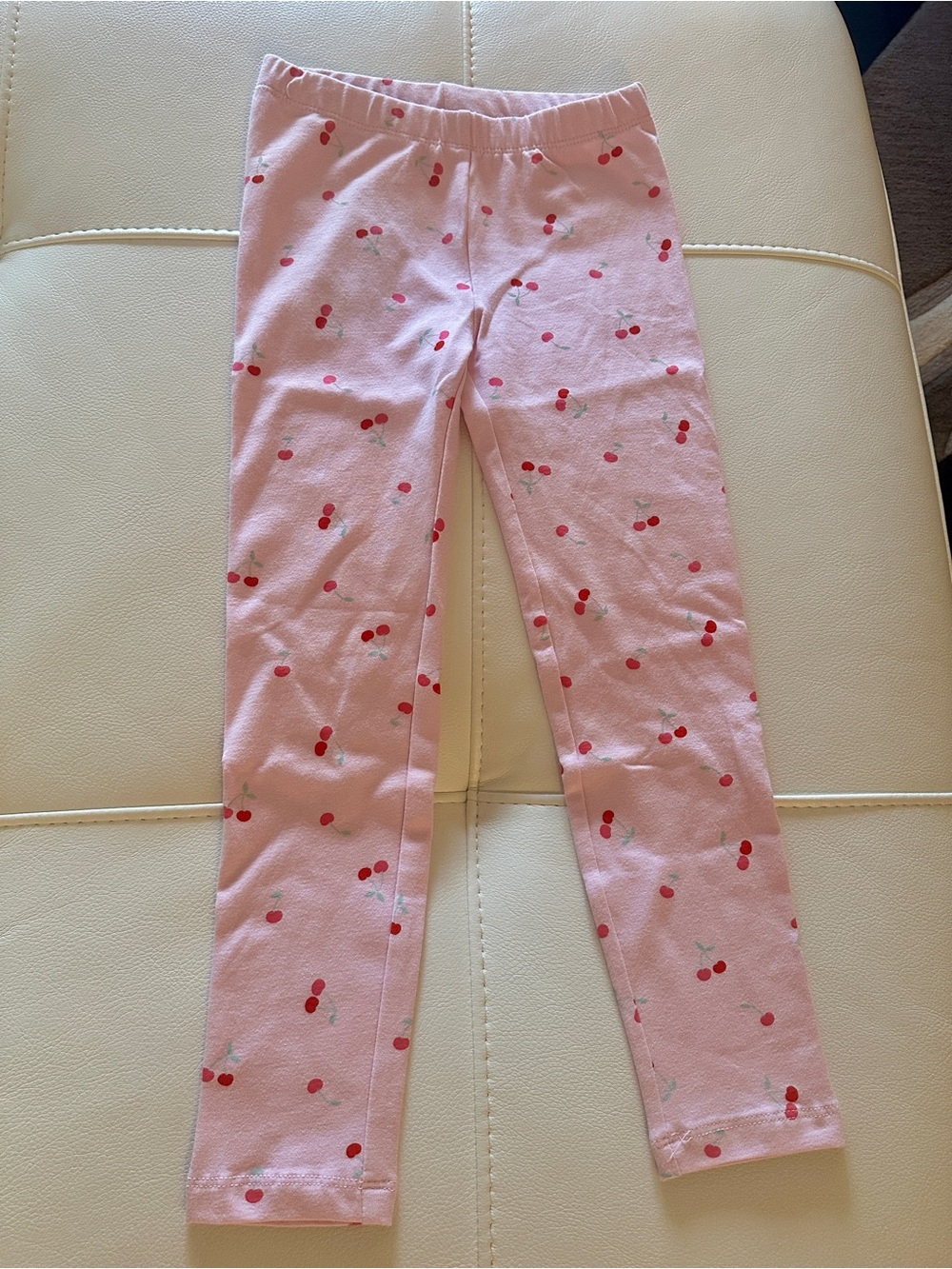 Cat & Jack Pink Cherry Print Girls' Leggings (Available in all sizes) Kids